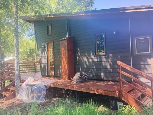 Sitio de 600 m² con cabaña en Playa Linda, Villarrica, con rol propio — foto 2/12