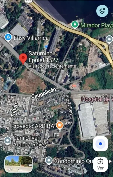 Terreno urbano de 2.804 m² en Los Manantiales, Villarrica, con potencial comercial